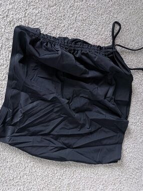 summersalt Black Swim Coverup Skirt